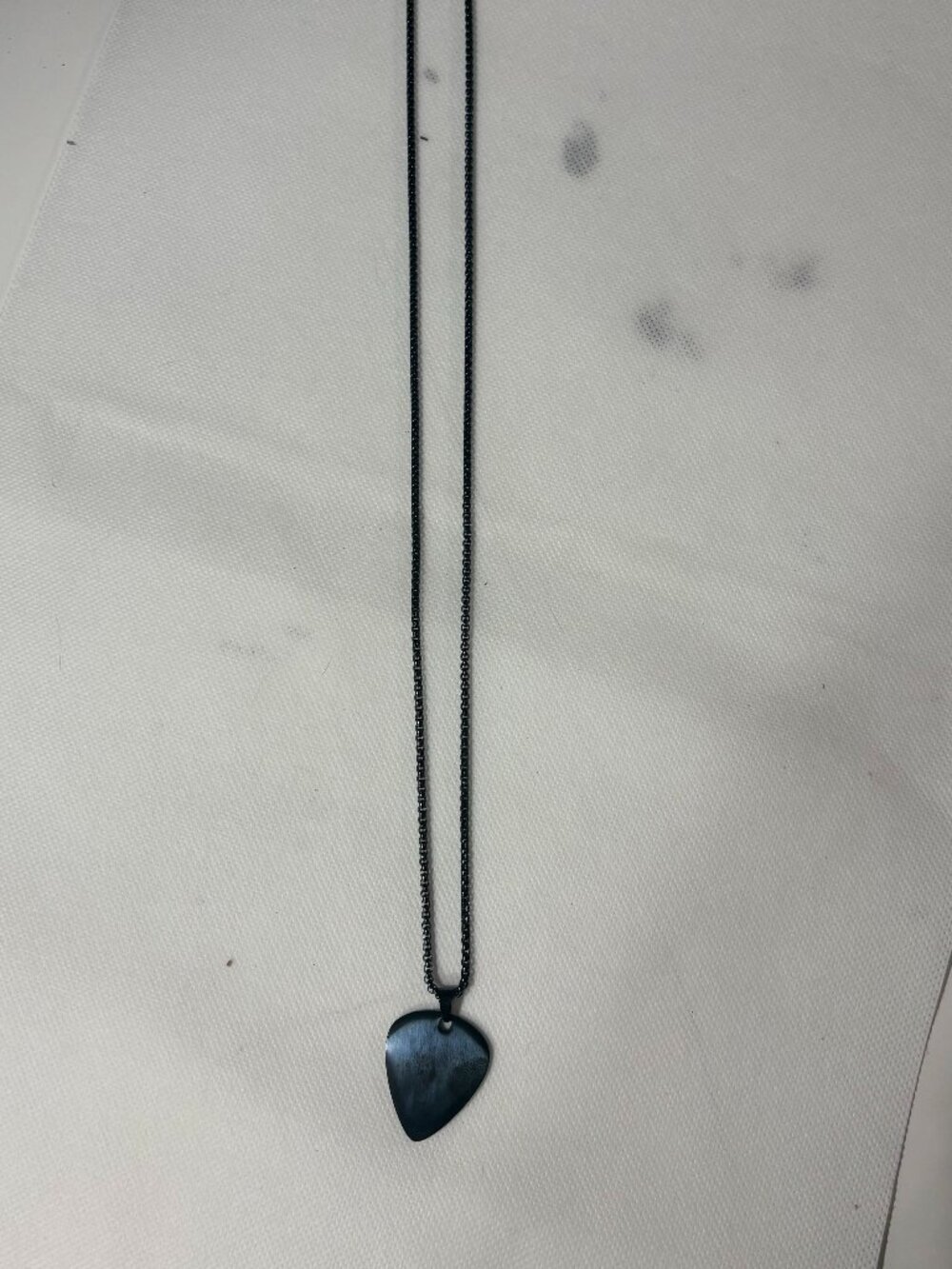 Guitar Pick Stainless Steel Pendant Necklace
